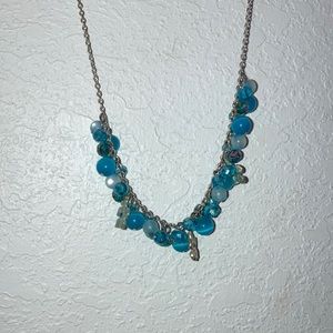 Blue necklace